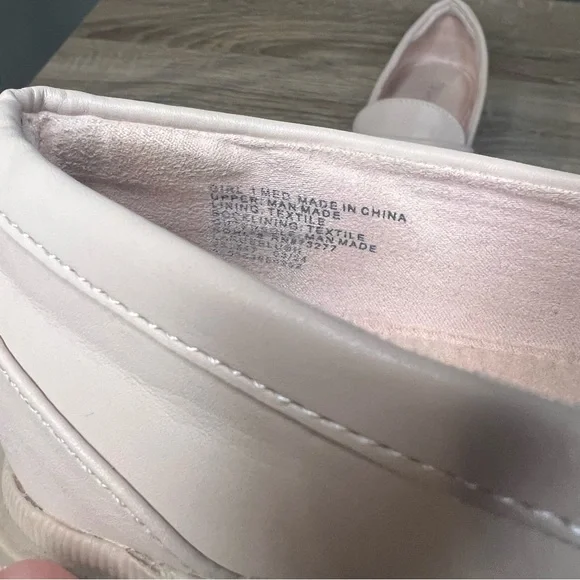 Sonoma Goods For Life Larue Girls Size 1 Platform Loafer – Nude - Picture 7 of 8